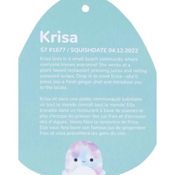 Krisa 14” Jellyfish Original Squishmallows Stuffed Animal Collectible Toy - Picture 6 of 6